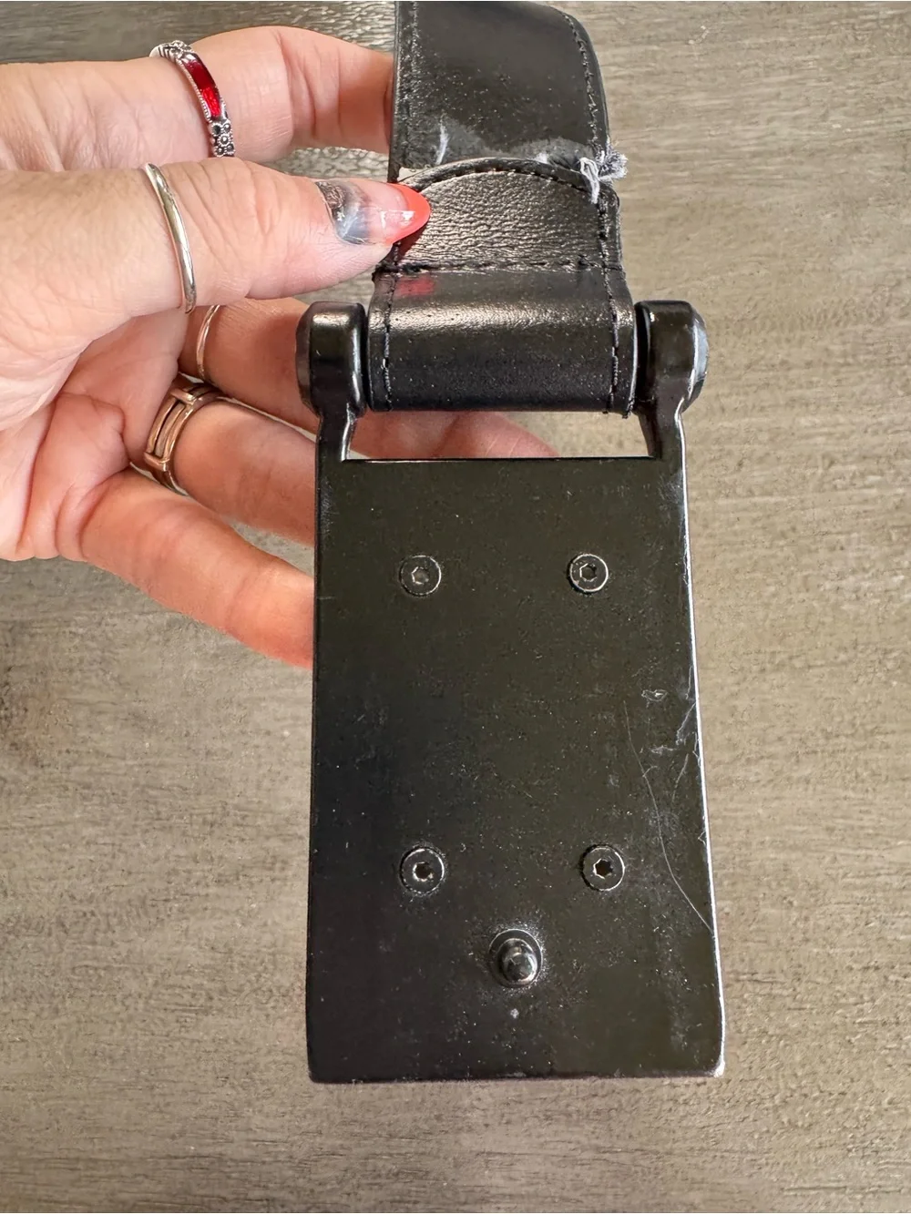 Oakley Black Golf Belt Buckle
